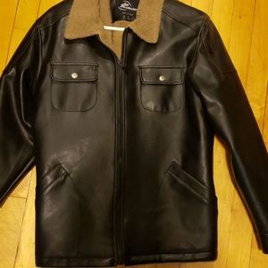 KC collections leather bomber